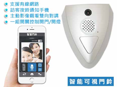 安全監控物聯解決方案：智能可視門鈴(Door Bell)